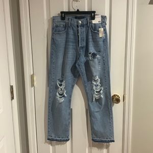 Super High Rise Boyfriend Jeans